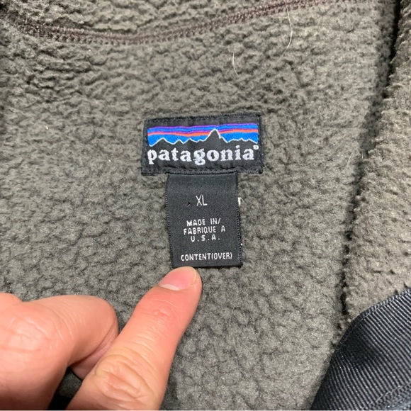 90’s Brown Patagonia Fleece Jacket - Picture 5 of 12